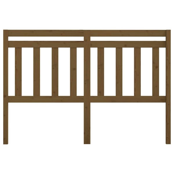Berkfield Bed Headboard Honey Brown 166x4x100 cm Solid Wood Pine