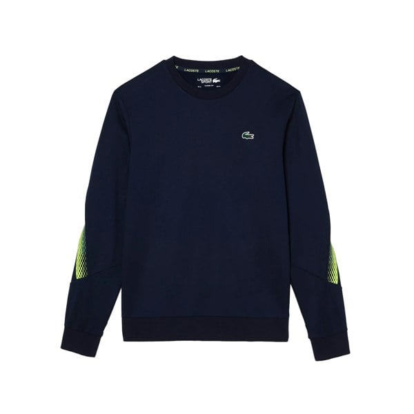 Lacoste Unisex Adult Stripe Logo Classic Tennis Sweatshirt - Blue