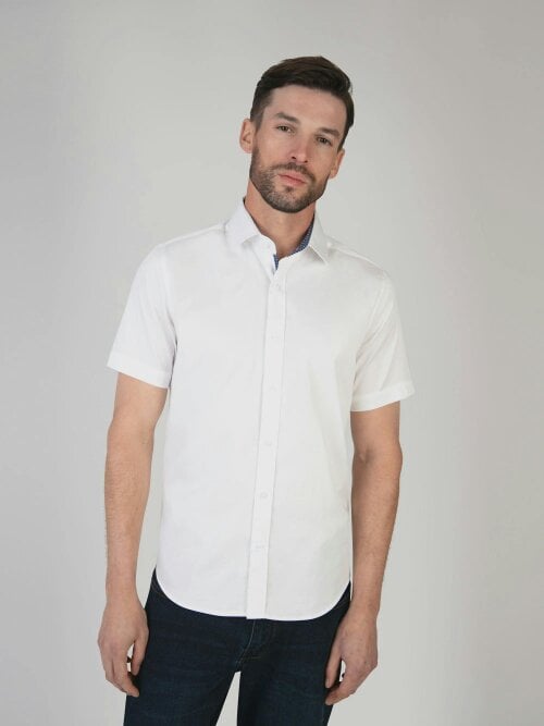 Mish Mash Rosewood Short Sleeve Shirt - White
