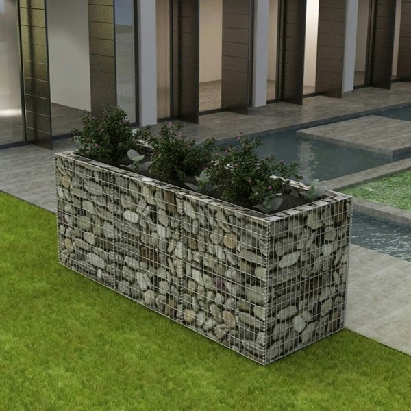Berkfield Gabion Raised Bed Steel 270x90x100 cm