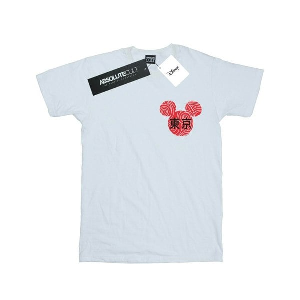 Disney Mens Mickey Mouse Symbol T-Shirt - White