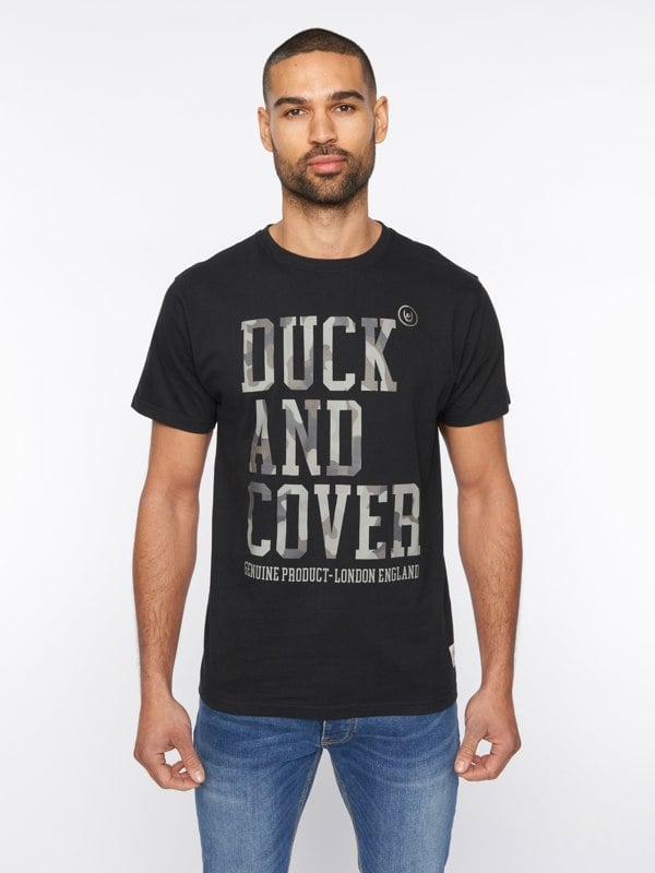 Duck and Cover Carrillo T-Shirt - Black