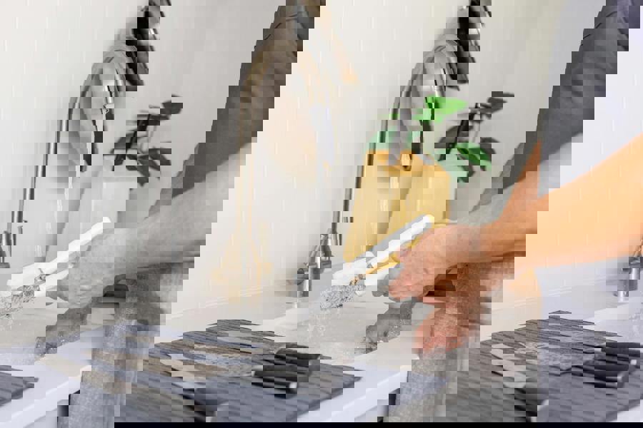 KitchenAid Set of 2 Sink Drying Mats, Charcoal Grey