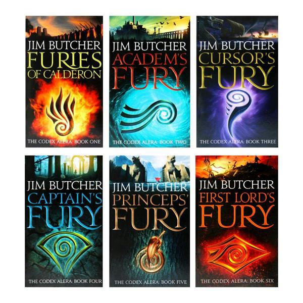 The Codex Alera Book Series 6 Books Collection Set by Jim Butcher