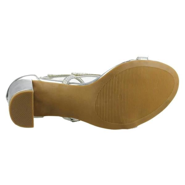 Anne Michelle Ladies Anne Michelle Diamante Strappy Sandals