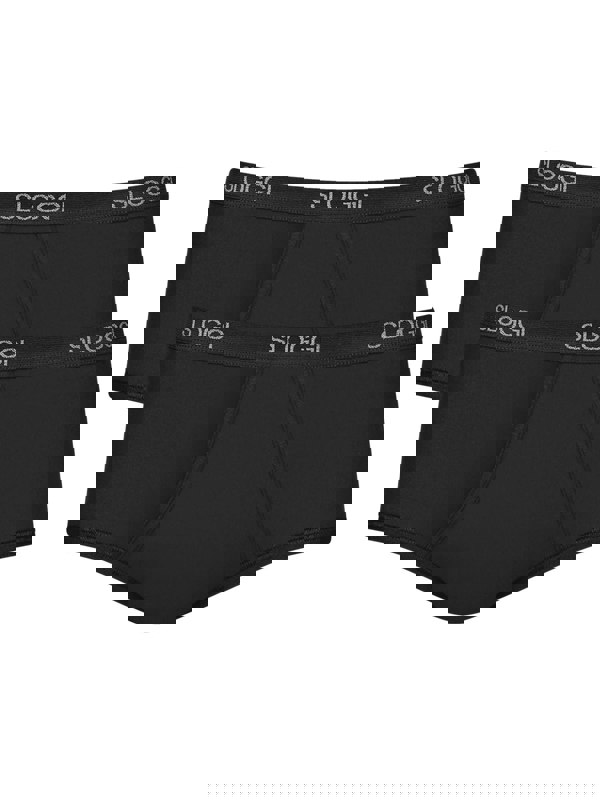 Sloggi 2-Pack Basic Men's Maxi Briefs, Black