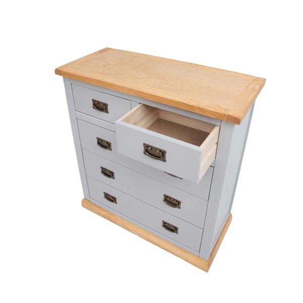 Cabinet Bits Bomporto 5 Drawer Chest of Drawers Bras Drop Handle