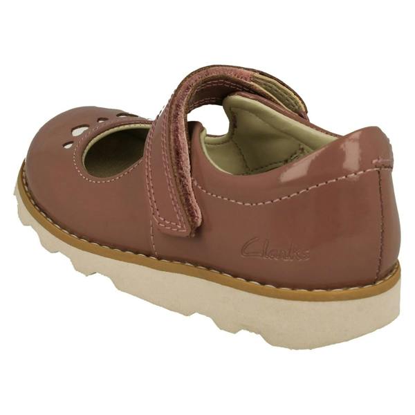 Clarks Girls Clarks  Heart Detailed Mary Jane Style Shoes Crown Jane