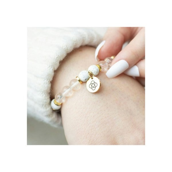 Serano Friendship Clear Quartz Essential Oil Bracelet