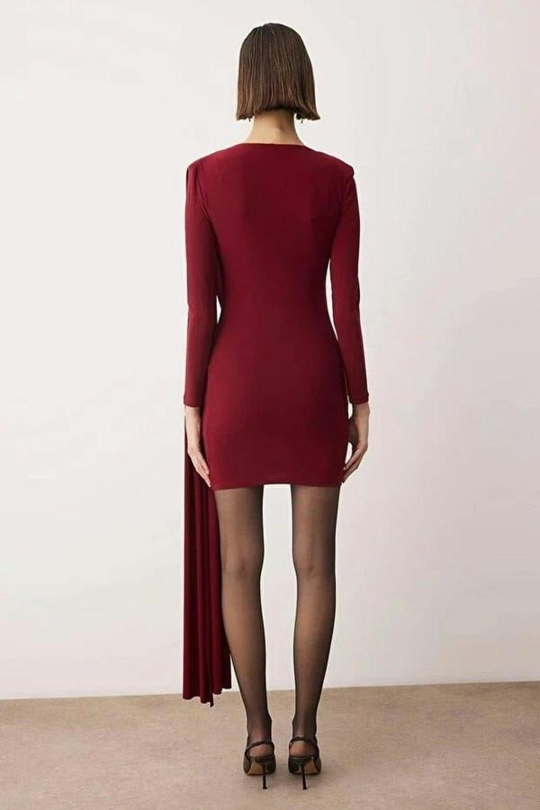 WOVCOR Knitted Mini Dress