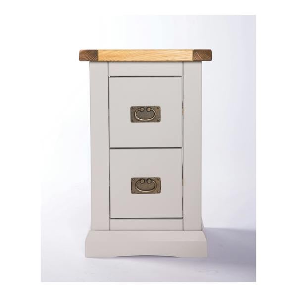 Loreo 2 Drawer Petite Bedside Table