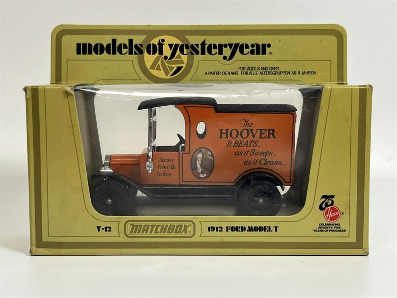 MCSlots Ford Model T 1912 Hoover Models of Yesteryear Matchbox Y12D S6