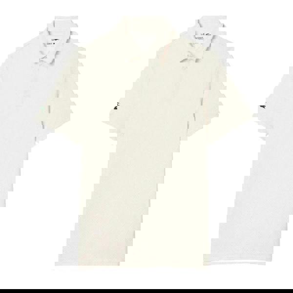 Lacoste Mens UV Protection Regular Golf Polo Shirt - Cream