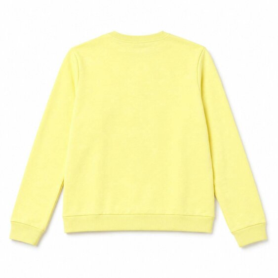 Onomato! Women's Mickey & Minnie Mouse Jumper 100% Cotton French Terry Size L Yellow