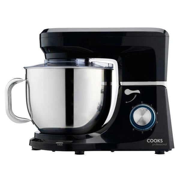 Cooks Professional 7L Stand Mixer | Black / Silver
