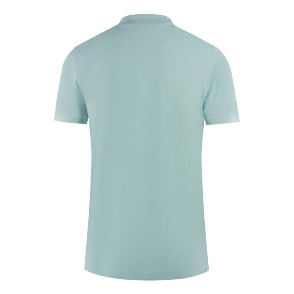 Aquascutum Boxed Logo Polo Shirt - Light Blue