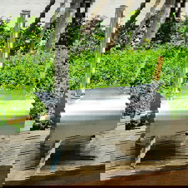 Gr8 Garden Pizza Oven Portable 12" Wood Pellet BBQ Stainless Steel Outdoor Grill Cooker