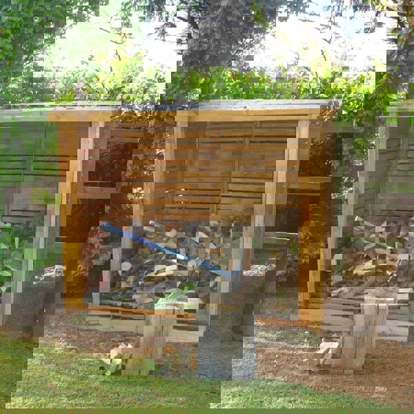 Shire Large Heavy Duty Log Store 1900x940 - Best Shed