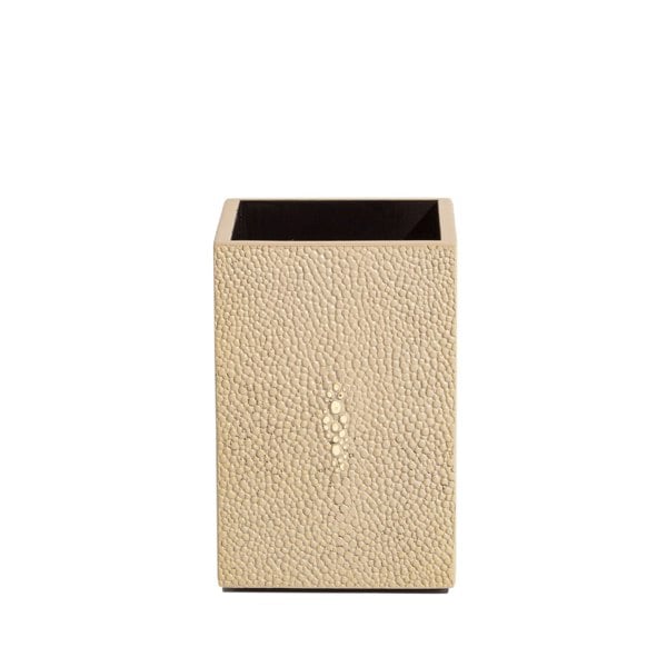 POSH TRADING COMPANY Chelsea Toothbrush Holder - Shagreen Natural