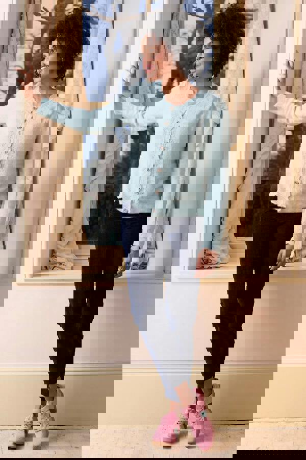 Lily & Me Brookend Stretch Cord Trouser Navy