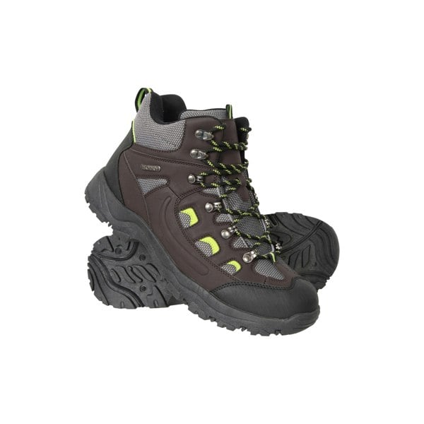 Mountain Warehouse Men's Adventurer Waterproof Hiking Boots - Lime