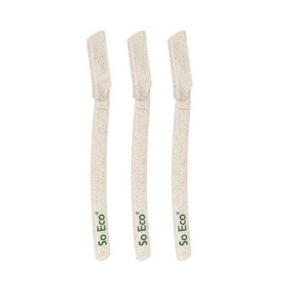 So Eco Eyebrow Razors - 3 Pack