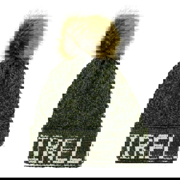 Aran Diamond Cable Ireland Pom Pom Hat Aran Diamond Cable IRELAND Pom Pom Hat | Soft Microfleece Lining