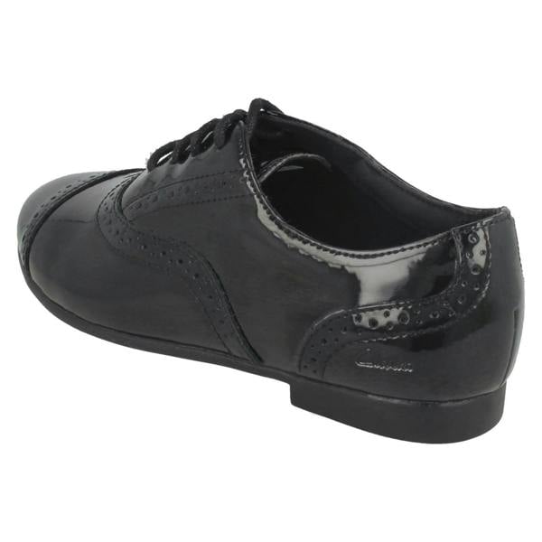 Clarks Girls Clarks Brogue Style School Shoes Selsey Cool