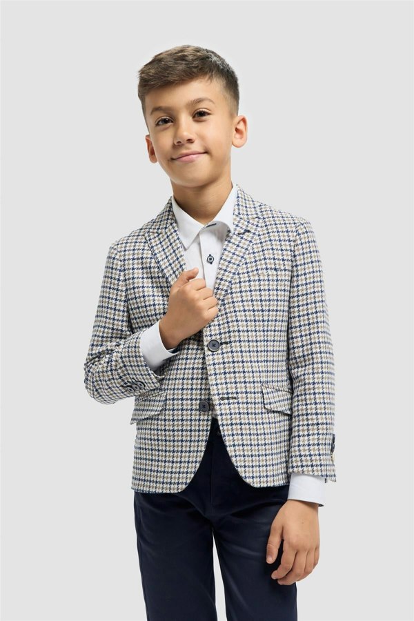 House of Cavani Boys Bartela Beige Blazer