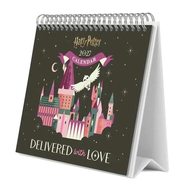 Harry Potter Easel Desk Calendar 2027, Desk Calendars, Month To View, Entertainment, Gift