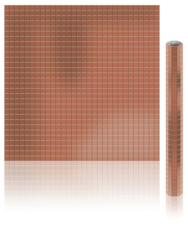 FX Lab MIRROR MAT 30X30CM ROSE GOLD 10mm Facets