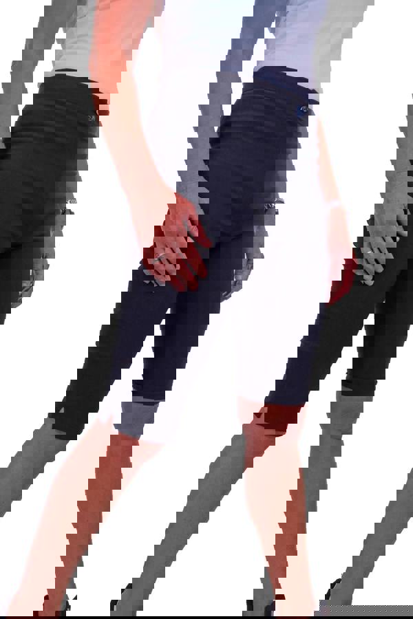 Paulo Due Women's Casual Stretch Knee Length Shorts