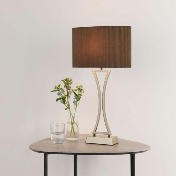Pagazzi Lighting Corrina Antique Brass Touch Table Lamp