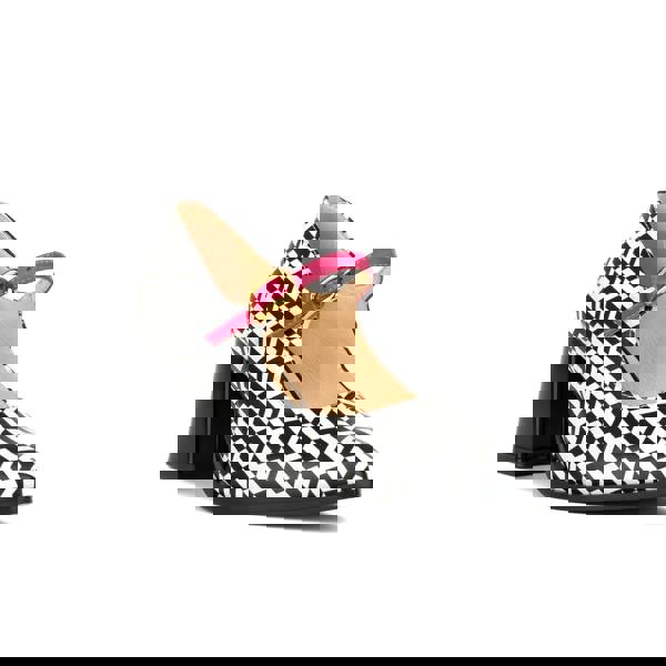 Embassy London Hyde - Pink & Hexa Print - Women's Leather Mary Jane Pump