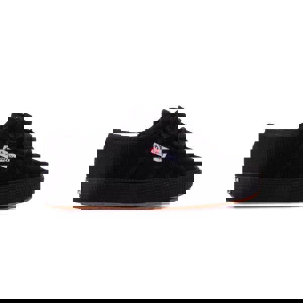 Superga Childrens/Kids 2750 Easylite Touch Fastening Trainers - Full Black - 