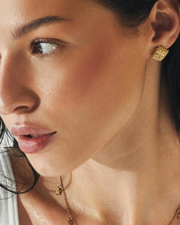 Elk & Bloom Star Feeling Chunky 14K Gold Choker Necklace