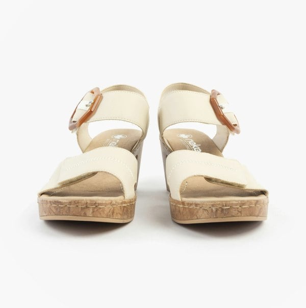 Rieker 66876-60 Womens Sandals - Beige
