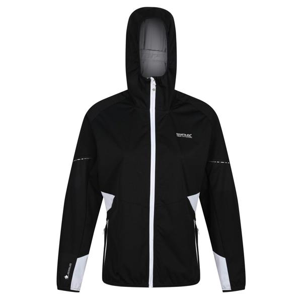 Regatta Womens/Ladies Tarvos V Lightweight Soft Shell Jacket - Black - 