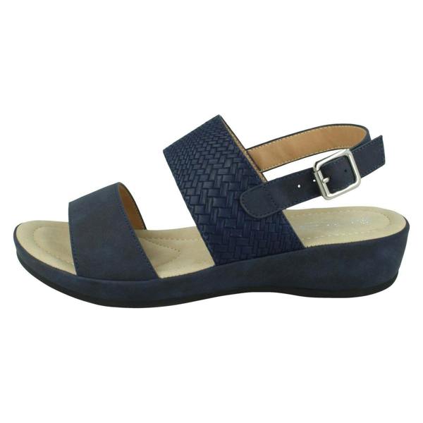 Spot On Ladies Spot On Low Wedge Mules F00287