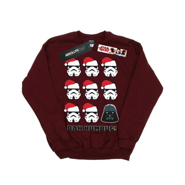 Star Wars Boys Christmas Humbug Sweatshirt - Burgundy