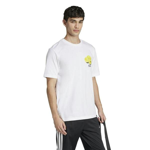Adidas Mens Tennis Ball Crew Neck T-Shirt - White - 