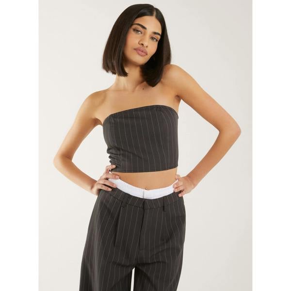 Pink Vanilla Bandeau Crop Top