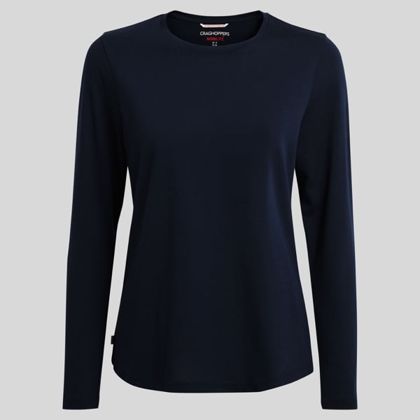 Craghoppers Women's Akona Nosilife Long-Sleeved Top - Blue Navy