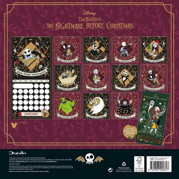 Disney, Nightmare Before Christmas Collector's Gift Set 2027, Gift Sets, Month To View, Entertainment, Gift