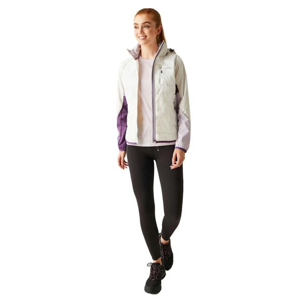 Regatta Womens/Ladies Andreson Pro Hybrid Jacket - White/Sunset Purple - 