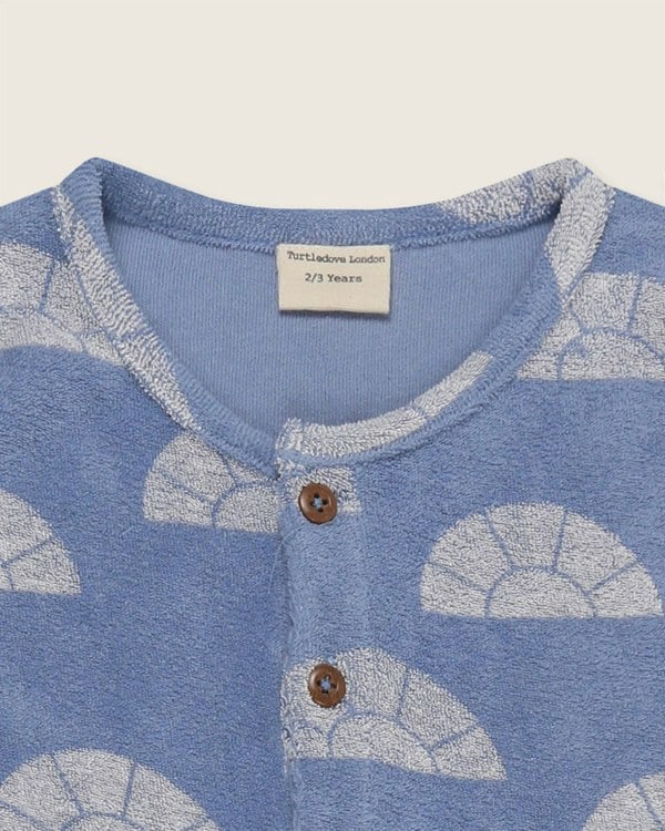 Towel organic cotton kids dungarees