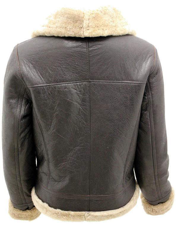 Infinity Leather Womens Brown B3 Sheepskin Leather Flying Jacket-Kayseri