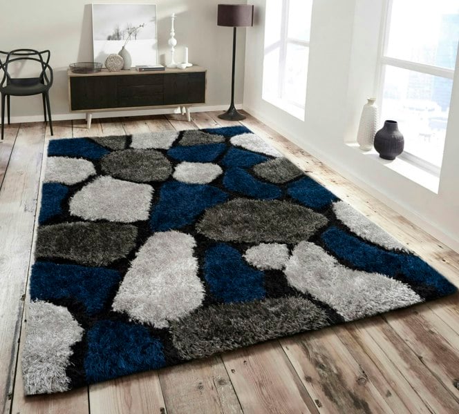 Home Republic Pebbles Shaggy Rug - 60 x 110