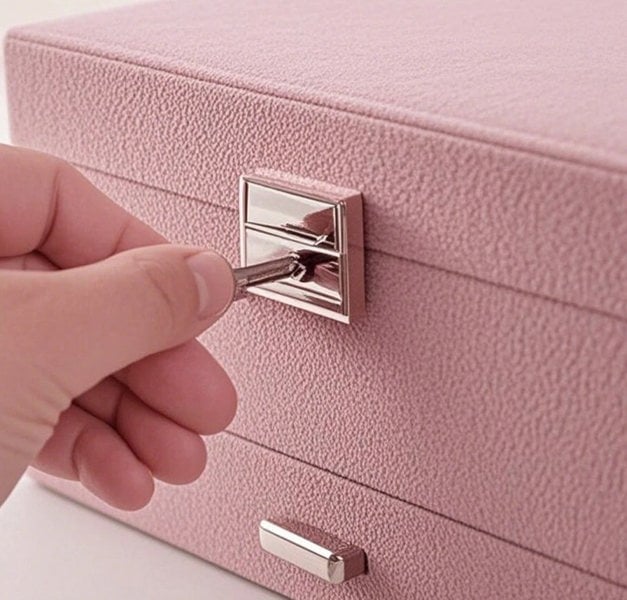 Modcraft 3 Layer Pink Jewellery Box and Organizer - Pink