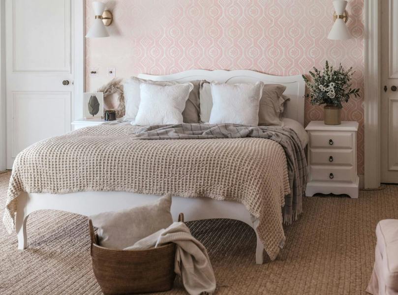 Statement Furniture Romance 3 Drawer Bedside Table. French Style Nightstand